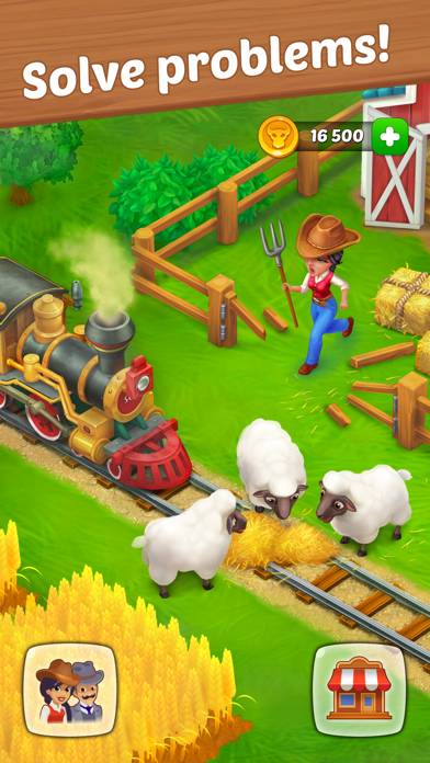 Wild West: Farm Town Build Captura de pantalla de la aplicación #4