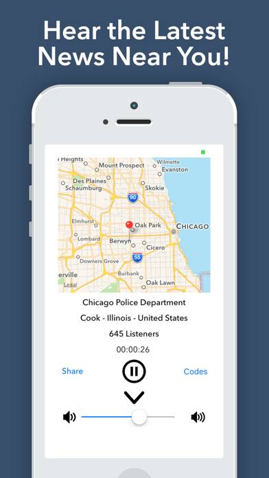 Police Scanner Radio App skärmdump #2