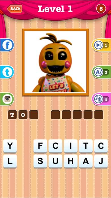 FNAF Trivia Asylum game screenshot