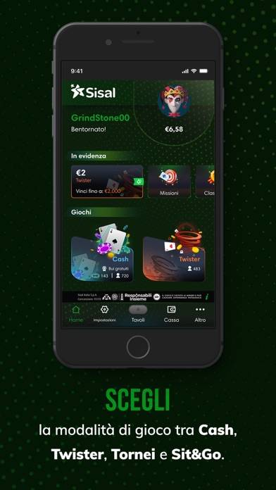 Sisal Poker Schermata dell'app #2