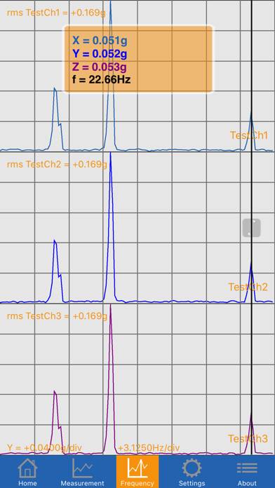Vibrochecker Pro Capture d'écran de l'application