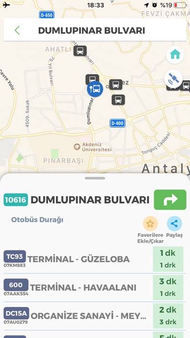 Antalyakart App screenshot #1