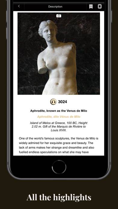 Musee du Louvre Guide App-Screenshot #3