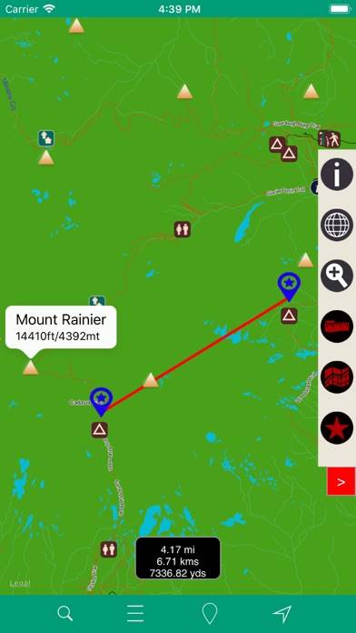 Mount Rainier National Park HD App screenshot #2