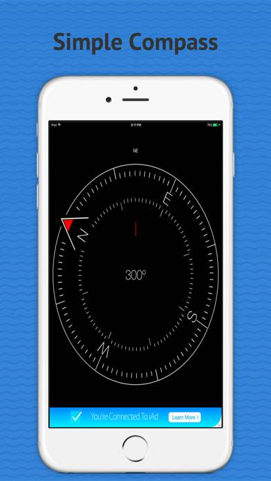 Compass Free-East,West,South,North Capture d'écran de l'application #1