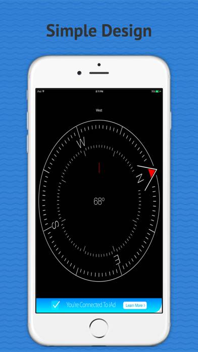 Compass Free-East,West,South,North Capture d'écran de l'application #3