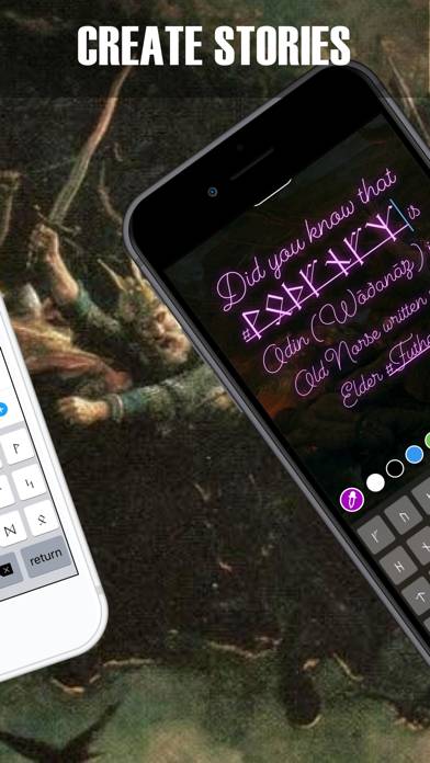 Rune Keyboard: Norse Futhark App skärmdump #2