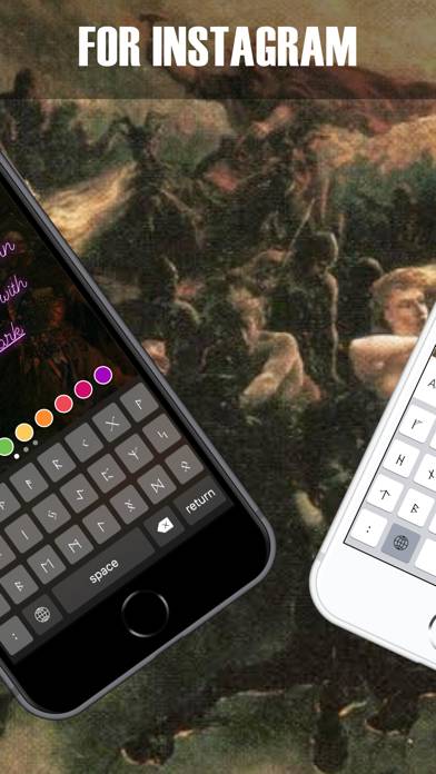 Rune Keyboard: Norse Futhark App skärmdump #3