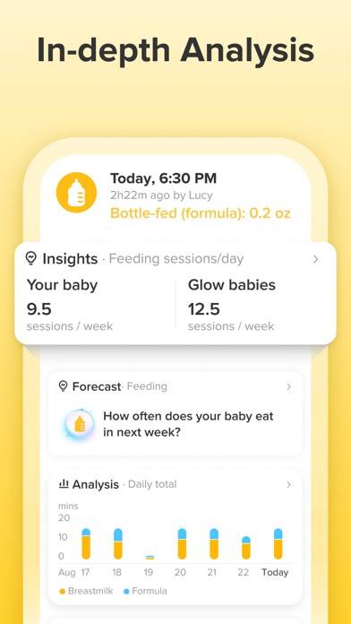Glow Baby Tracker & Growth App Schermata dell'app #5