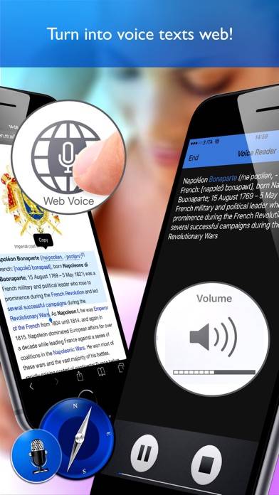 Voice Reader For Web Pro Captura de pantalla de la aplicación #1