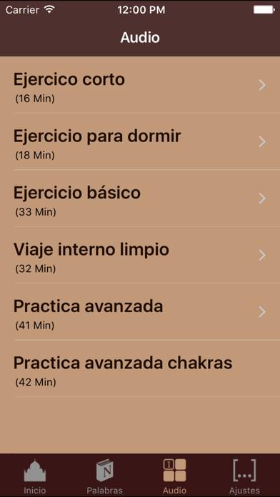 Nidra Relax español App screenshot #4