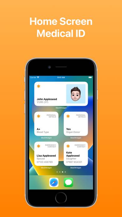 MediWidget: Medical ID Widgets App screenshot #2
