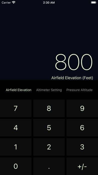 Pressure Altitude App screenshot #1