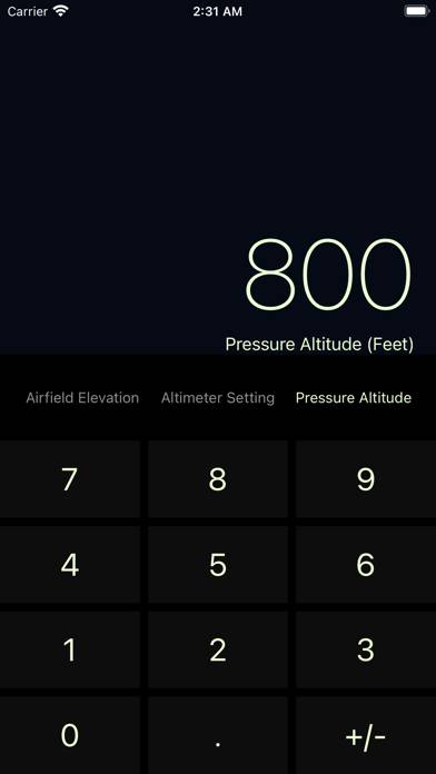 Pressure Altitude App screenshot #3