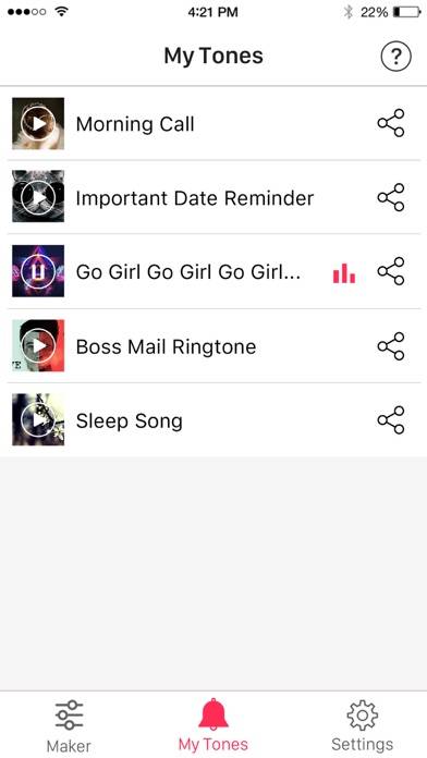 Ringtone Maker – create ringtones with your music App screenshot #3