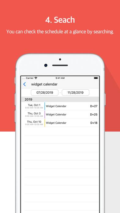 Widget Calendar : Easy&Simple Schermata dell'app #4