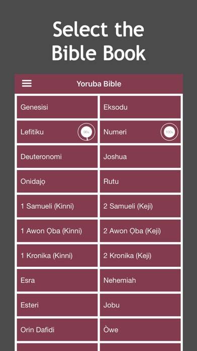 Yoruba Audio Bible Schermata dell'app