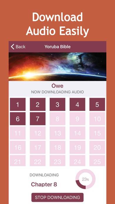 Yoruba Audio Bible Schermata dell'app #4
