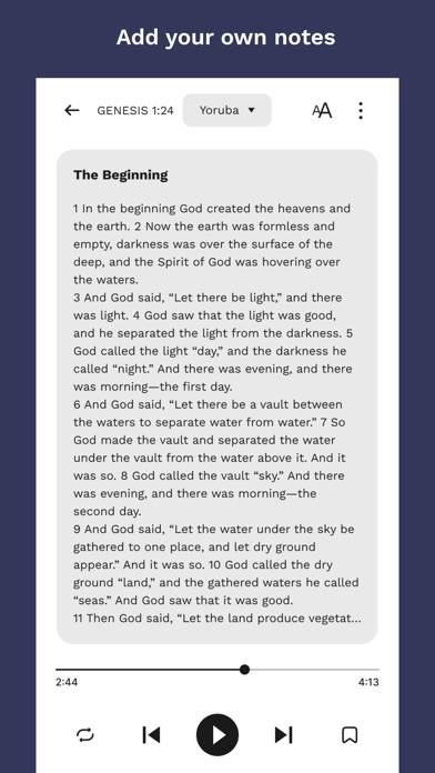 Yoruba Audio Bible App screenshot #6