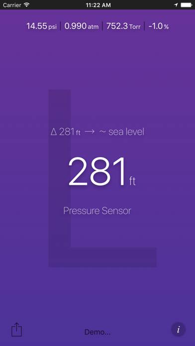 Air Pressure App App screenshot #5