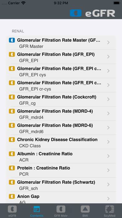 Egfr™ App screenshot