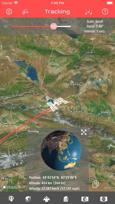 ISS Real-Time Tracker 3D App screenshot #1