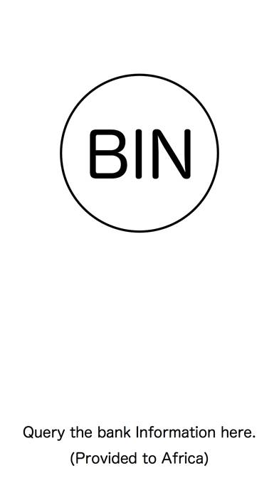 BIN Database for Africa screenshot