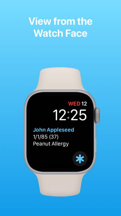 MediWear: Medical ID for Watch App screenshot