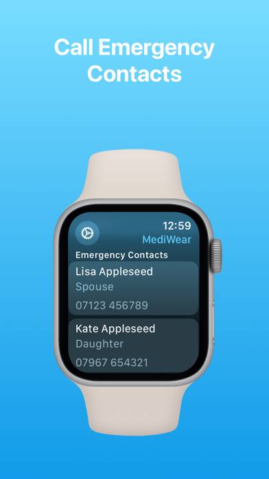 MediWear: Medical ID for Watch App screenshot