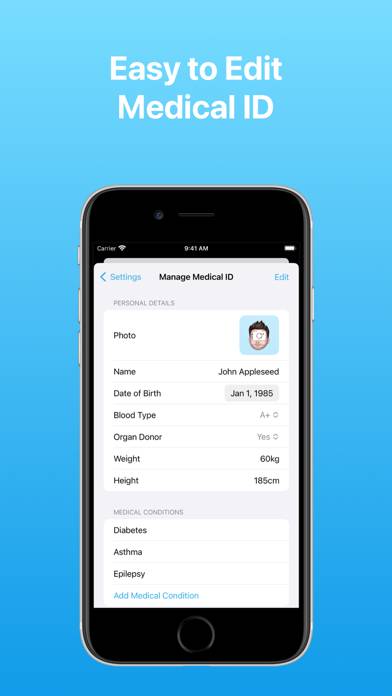 MediWear: Medical ID for Watch App screenshot #5