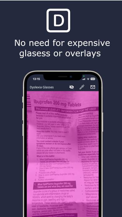 Dyslexia Glasses App-Screenshot #4