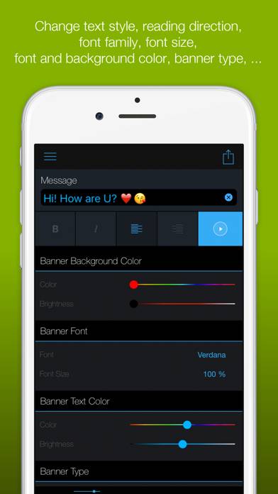 LED Banner Pro Captura de pantalla de la aplicación #2