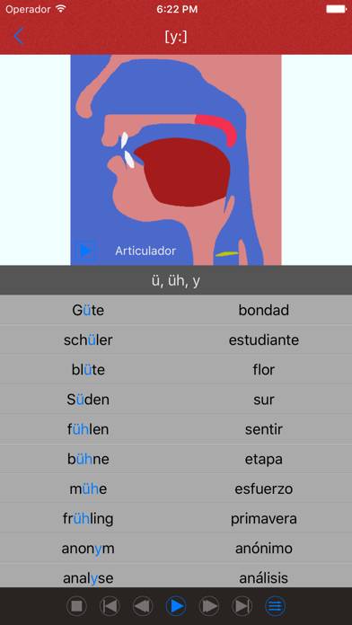 German Sounds and Alphabet Captura de pantalla de la aplicación #2