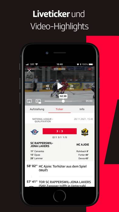 SRF Sport App-Screenshot #2