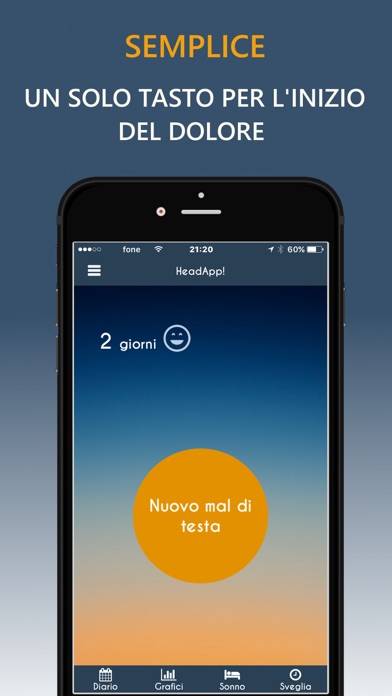HeadApp Emicrania,MalDiTesta immagine dello schermo