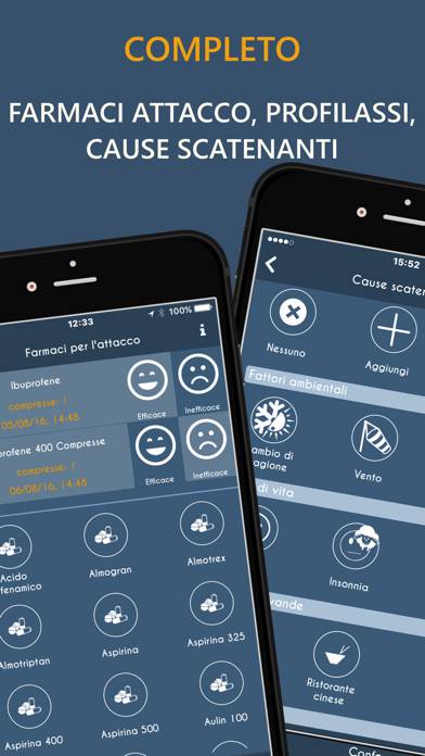 HeadApp Emicrania,MalDiTesta Schermata dell'app