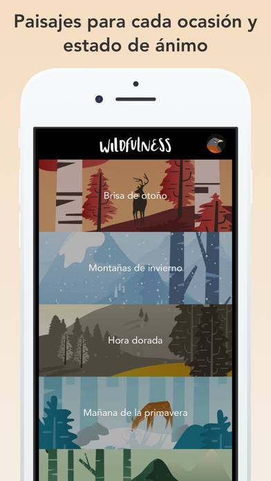 Wildfulness: Meditate & Relax Captura de pantalla de la aplicación #1