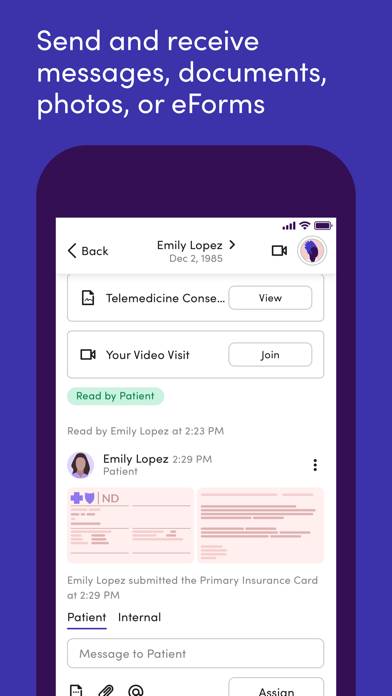 Klara – Patient communication App screenshot #3