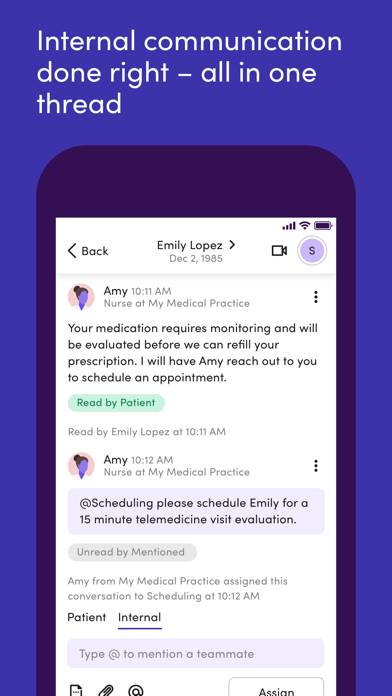 Klara – Patient communication App screenshot #4