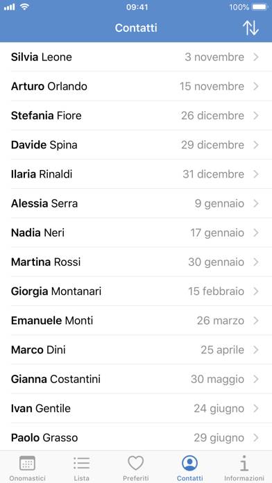 Onomastici Italiani Schermata dell'app #5