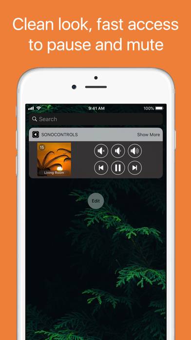 SonoControls: Widget for Sonos App skärmdump #3