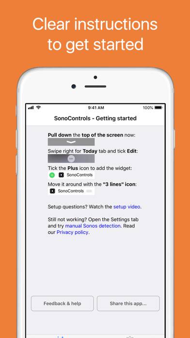 SonoControls: Widget for Sonos App skärmdump #5
