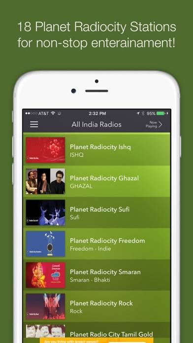 All India Radios-AIR Stations Captura de pantalla de la aplicación