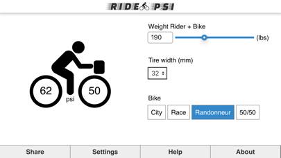 Ride PSI App screenshot #2