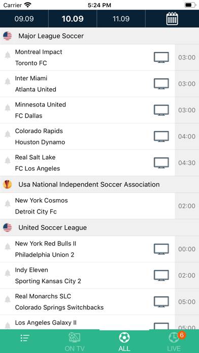 Soccer Live on TV App screenshot #5