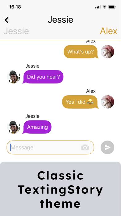 TextingStory Chat Story Maker Captura de pantalla de la aplicación #5