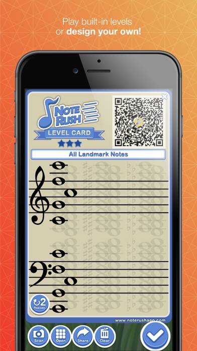 Note Rush: Music Reading Game Скриншот приложения #2