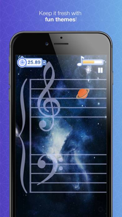 Note Rush: Music Reading Game Captura de pantalla de la aplicación #3