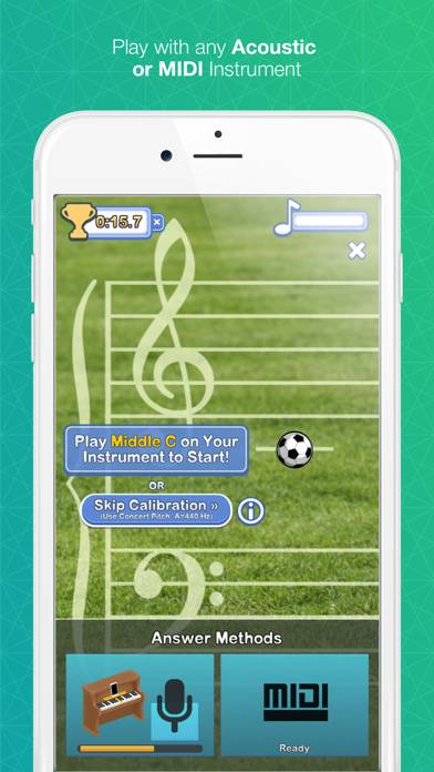 Note Rush: Music Reading Game Captura de pantalla de la aplicación #5