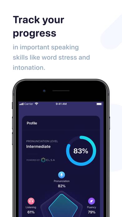 ELSA Speak: English Learning Captura de pantalla de la aplicación #4